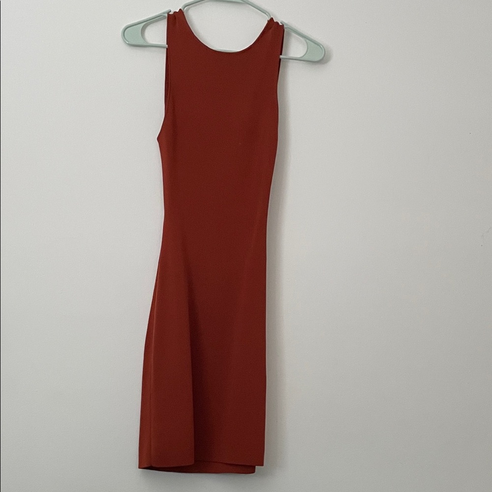 Bec & Bridge Rust Midi Dress